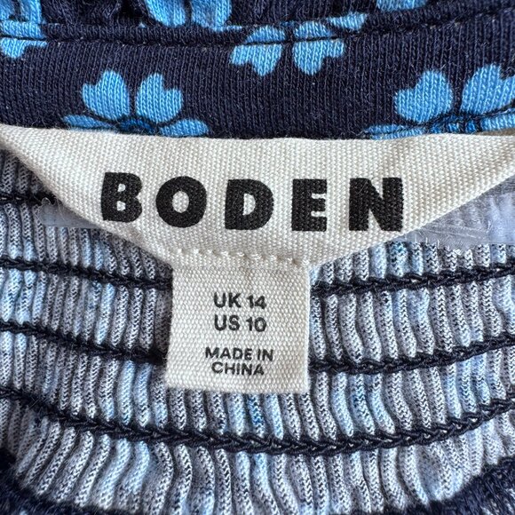 Boden Blue and Green Patterned Blouse - Picture 7 of 10